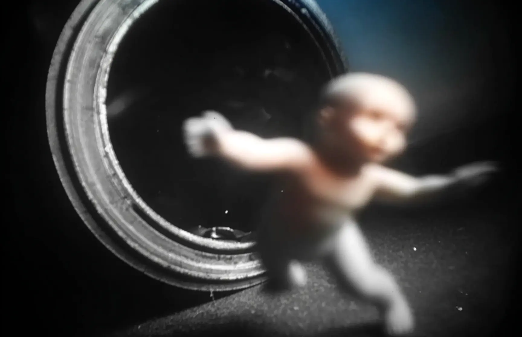 baby fleeing